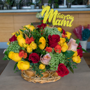 Canasta Floral Mamá